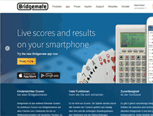 Tablet Screenshot of bridgemate.de