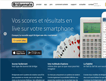 Tablet Screenshot of bridgemate.fr