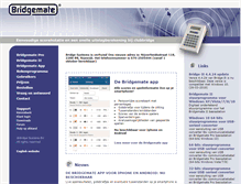 Tablet Screenshot of bridgemate.nl