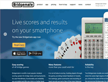 Tablet Screenshot of bridgemate.com